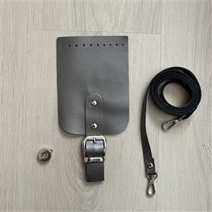 Sada na kabelku - crossbody - šedá 